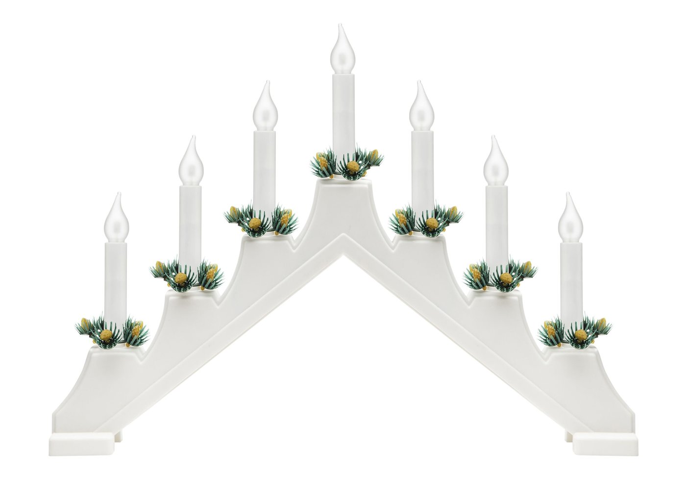 Ledsavers Frostet reservepære til adventsstaker LED 7-pk.