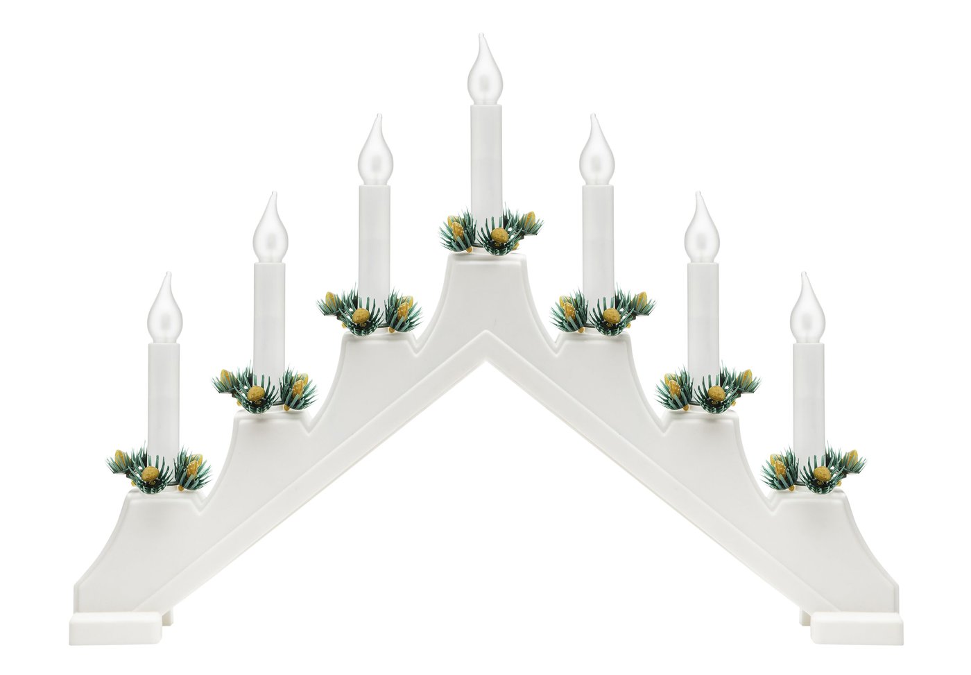 Ledsavers Frostet reservepære til adventsstaker LED 7-pk.