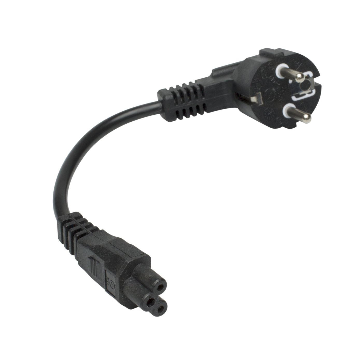 Luxorparts Apparatkabel C5 svart 0,2 m