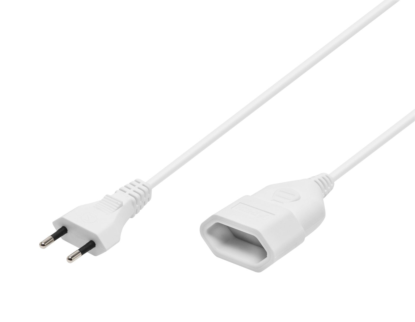 Luxorparts Förlängningskabel Ojordad 2,5 m (EU) 2-pack