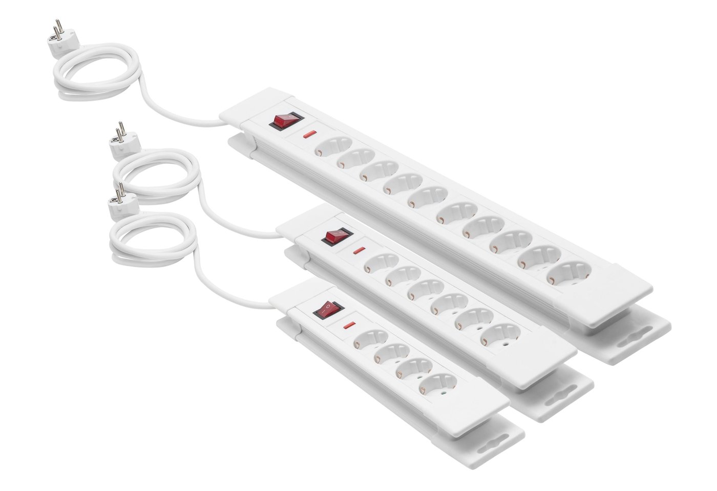 Luxorparts Grenuttak med overspenningsvern og bryter 8-veis