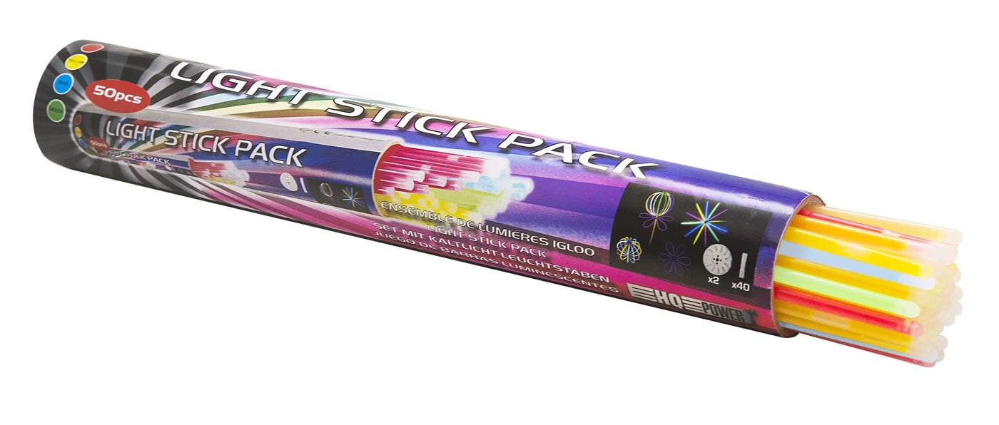 Lysstaver 50-pk. Mix