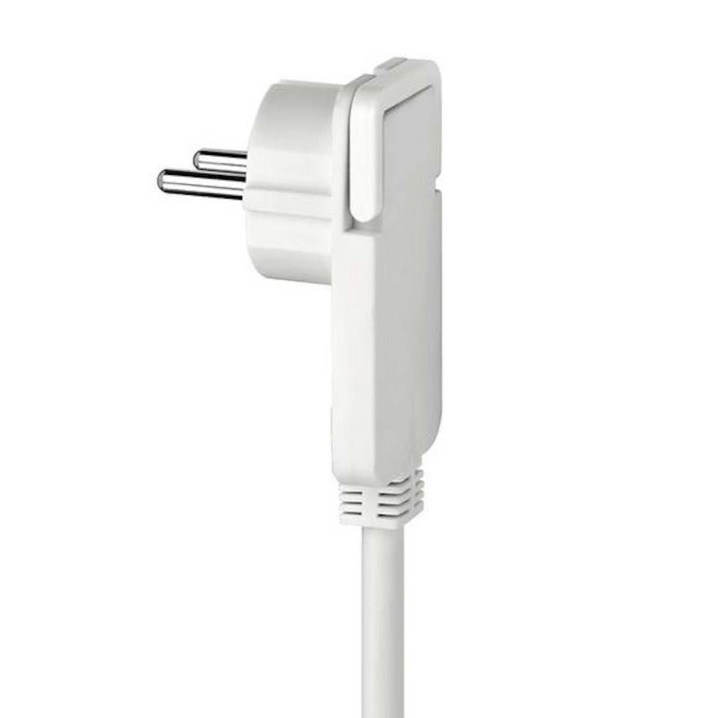 Brennenstuhl Forlengelseskabel med flatt støpsel hvit 2 m