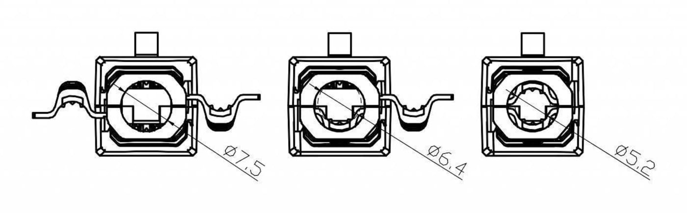 Luxorparts Verktygsfri RJ45-kontakt Cat. 6a