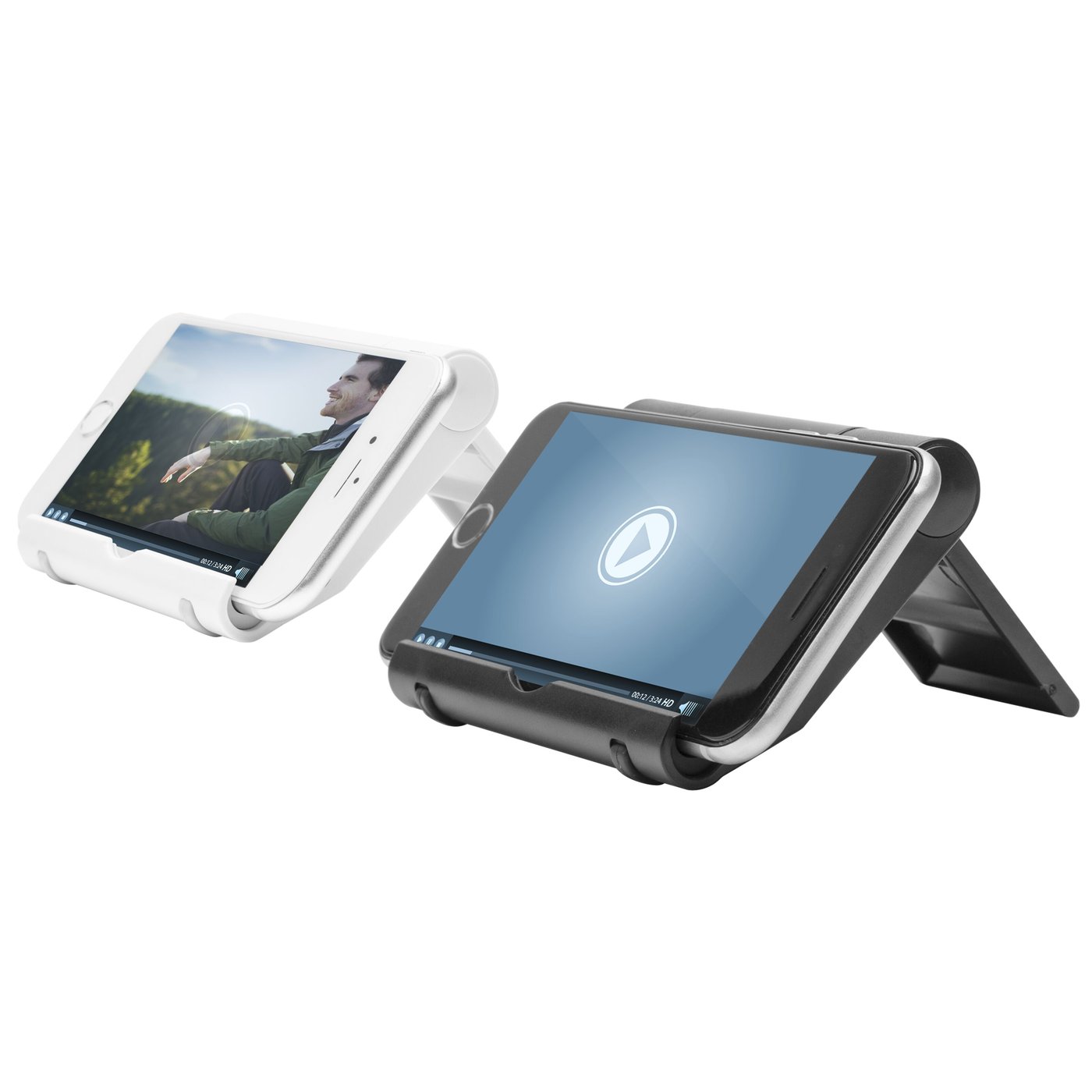 Linocell Stativ for mobiltelefon og nettbrett Hvit