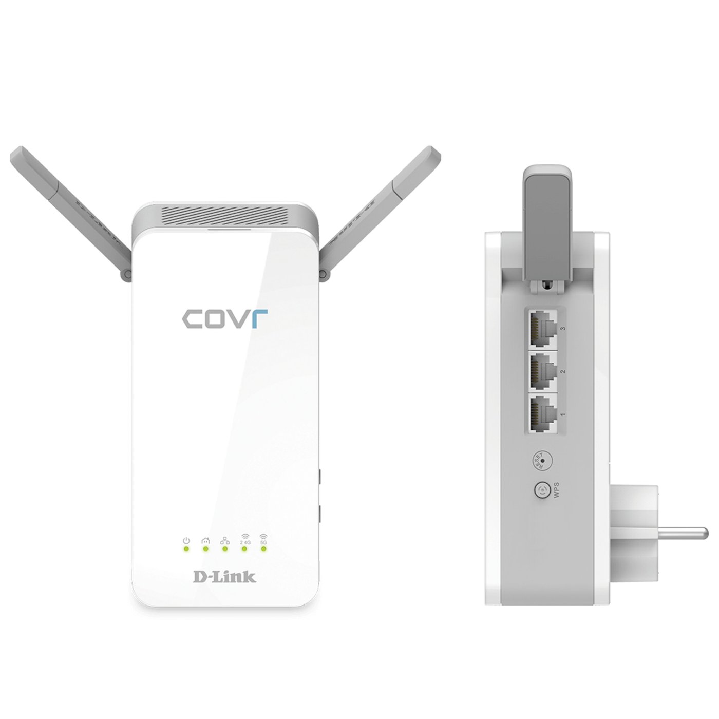 D-Link Covr P2502 Trådlöst homeplug-paket med mesh AC1200