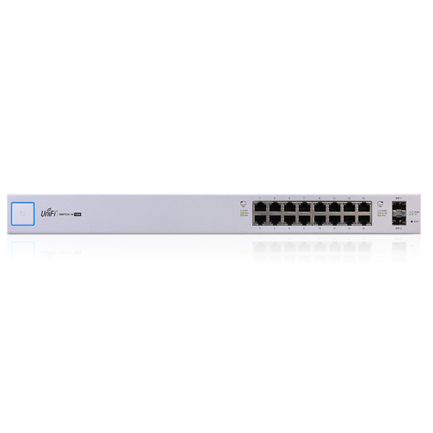 Ubiquiti Unifi US-16-150W POE-gigabitswitch 16 portar