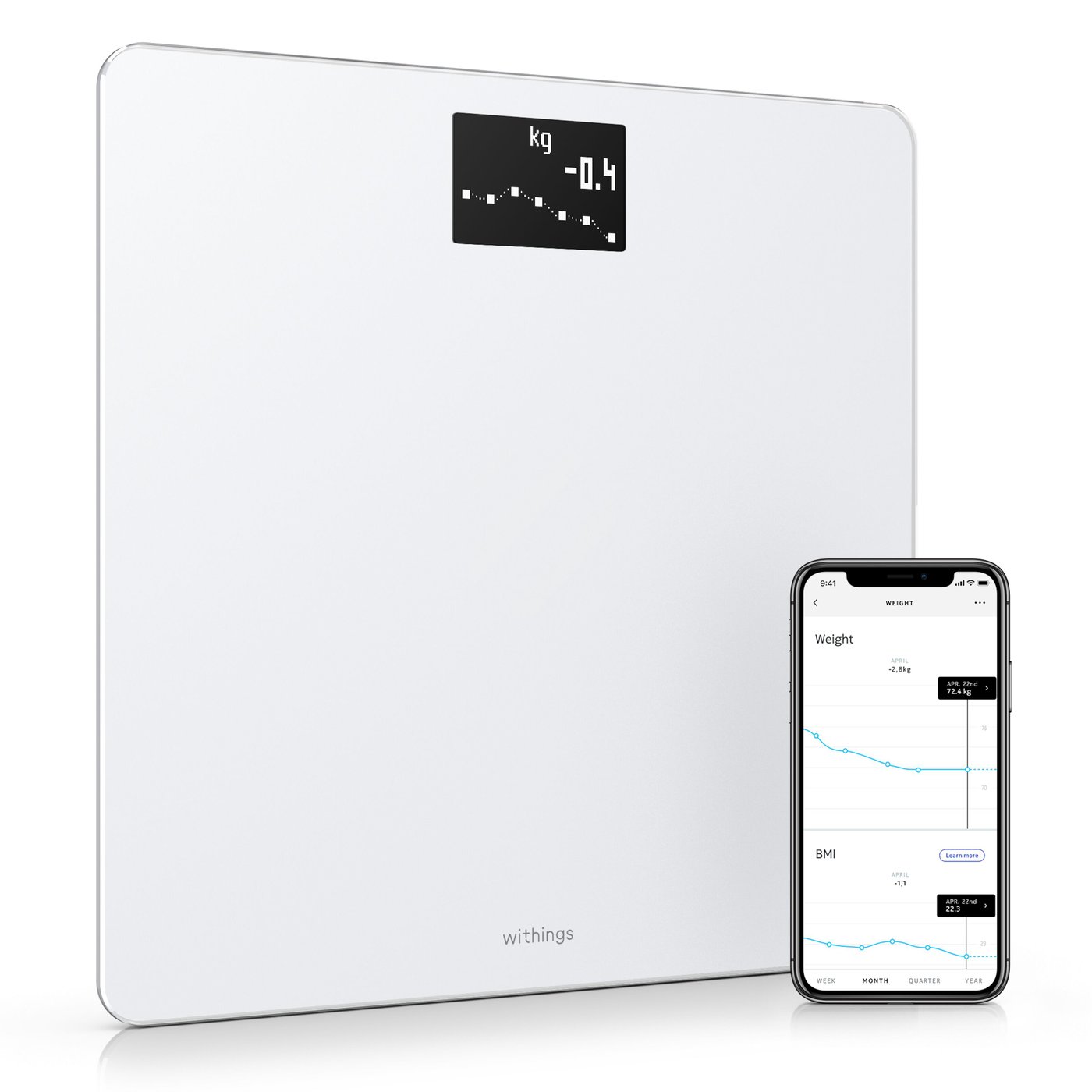 Withings Body Personvekt med wifi Hvit