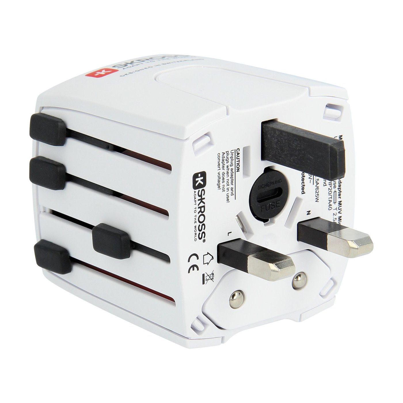 Skross Muv Micro Ujordet universalt reiseadapter