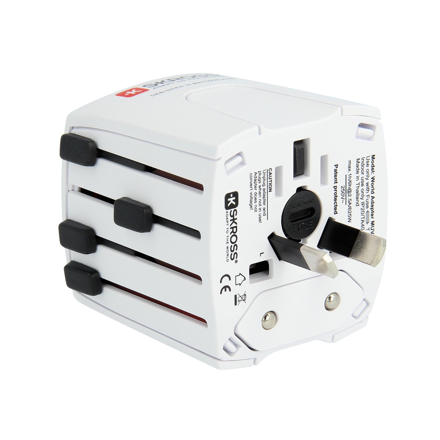 Skross Muv Micro Ujordet universalt reiseadapter