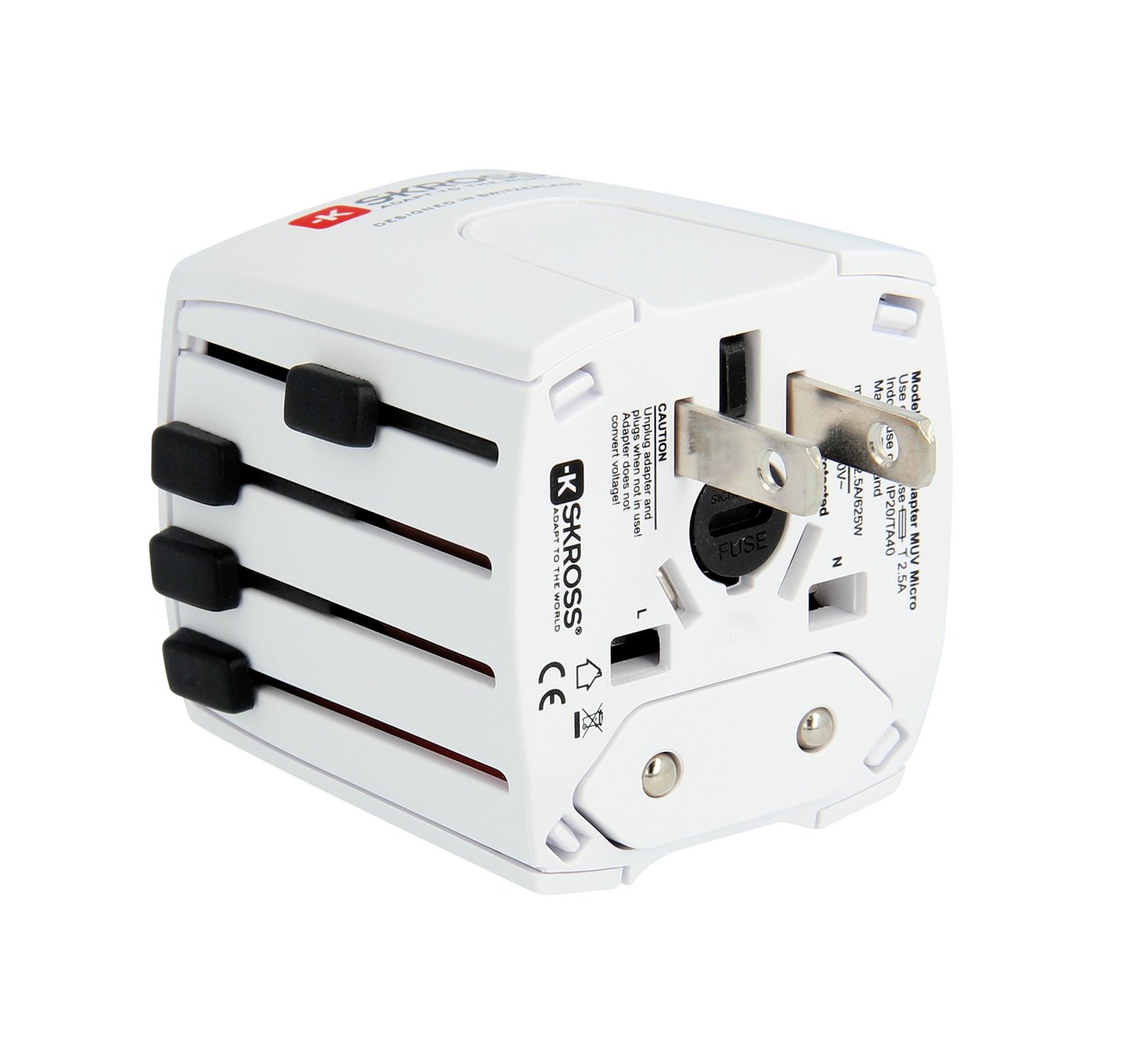 Skross Muv Micro Ujordet universalt reiseadapter