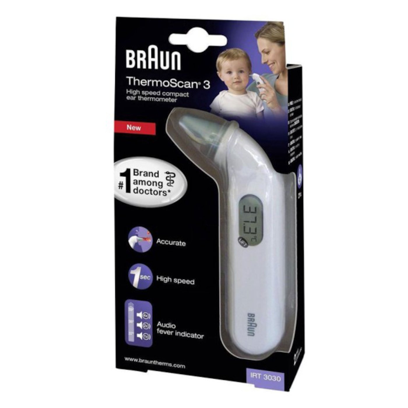 Braun Thermoscan 3 Øretermometer