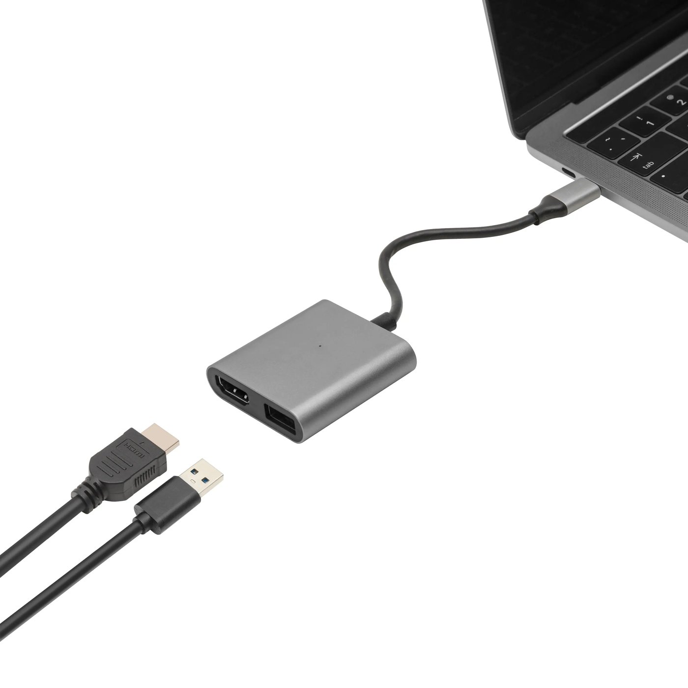Luxorparts Multiadapter USB-C till HDMI