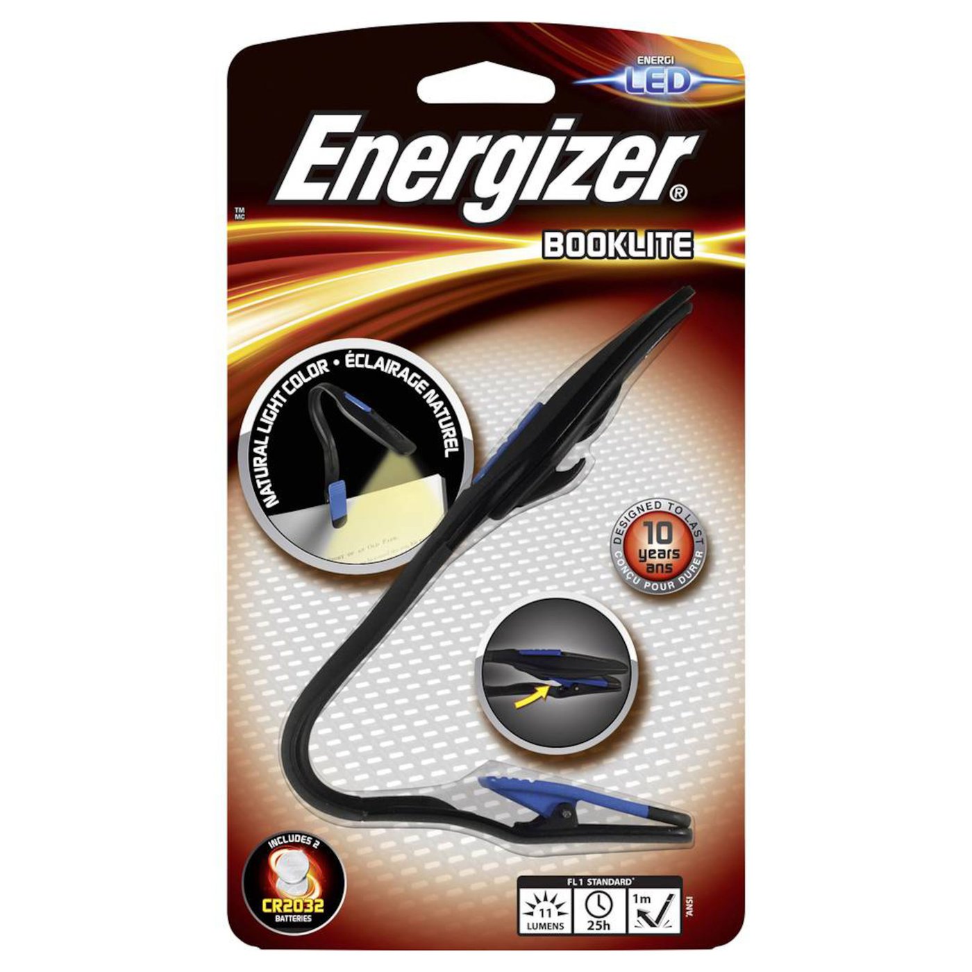 Energizer Boklampe med LED