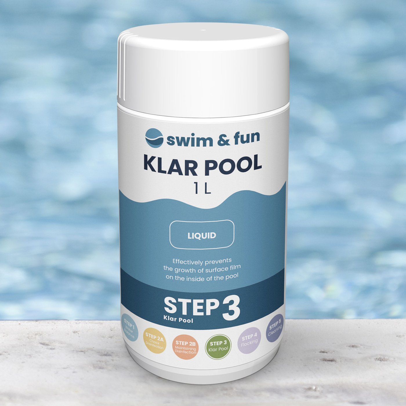 Swim & Fun Klar pool 1 l