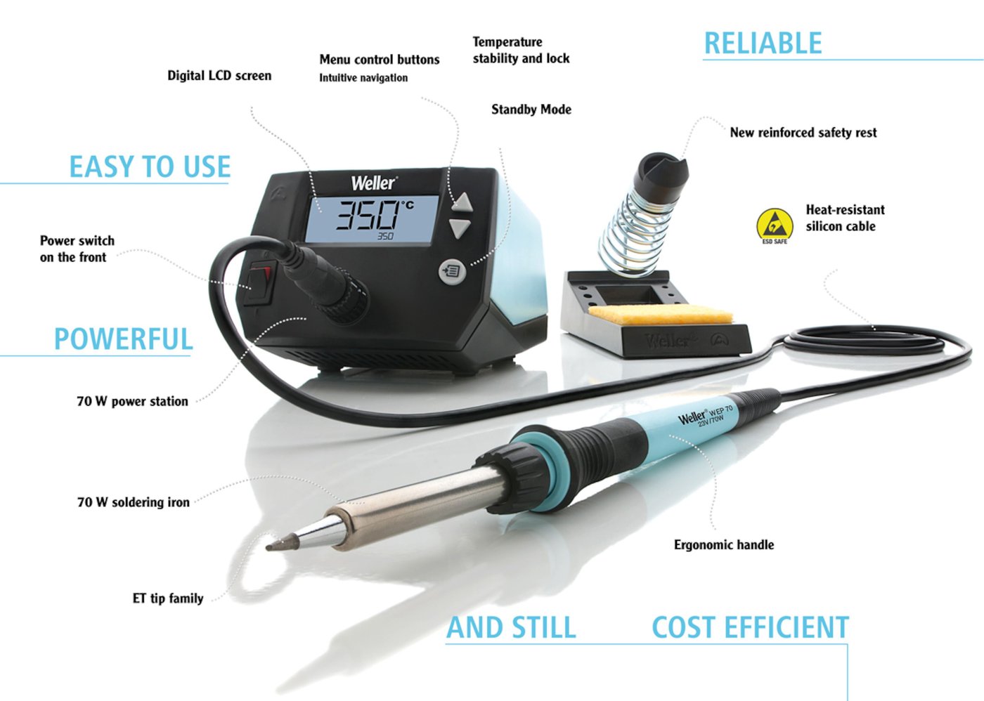 Weller WE 1010 Lödstation 70 W