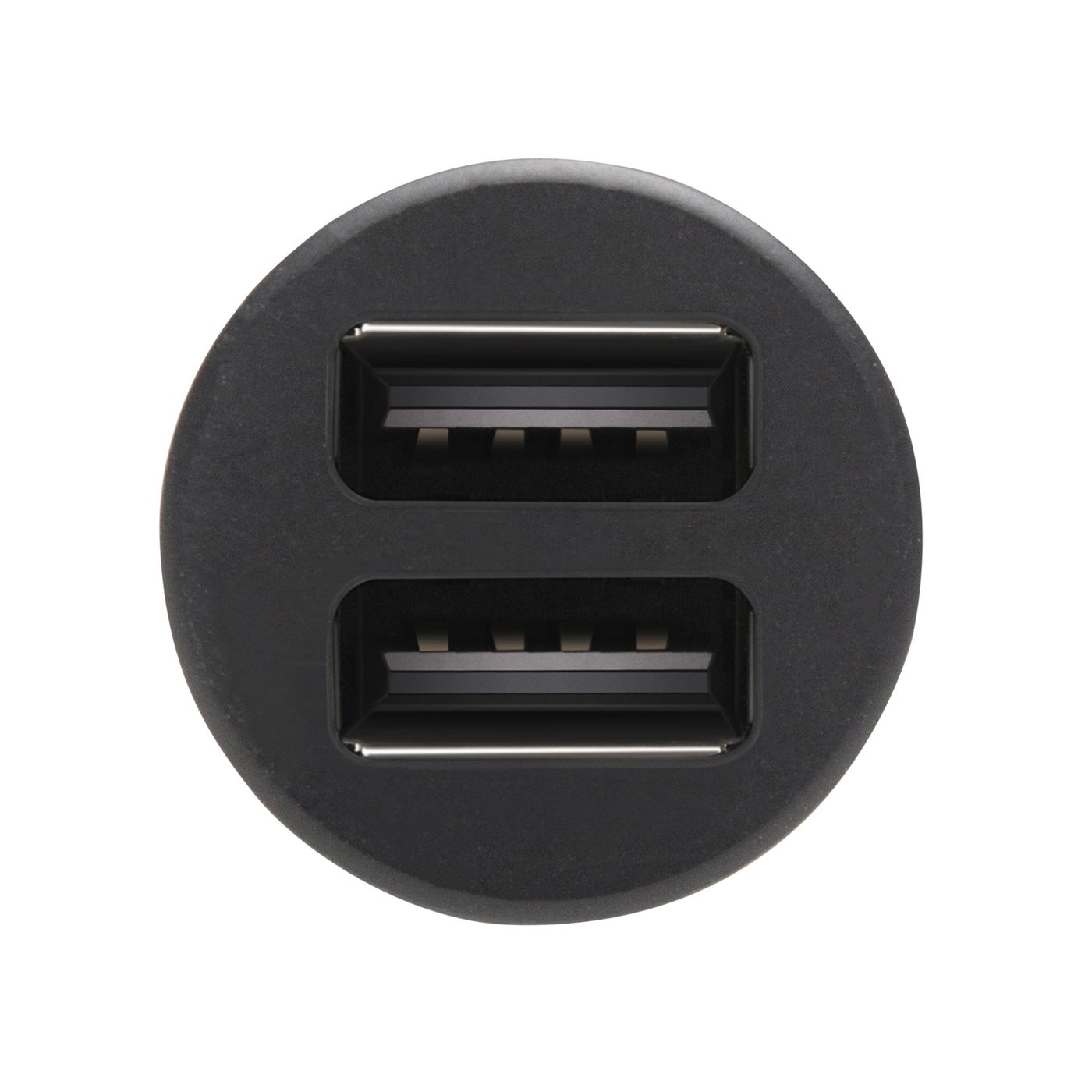 Linocell USB-billaddare med dubbla USB-portar 4,8 A Svart