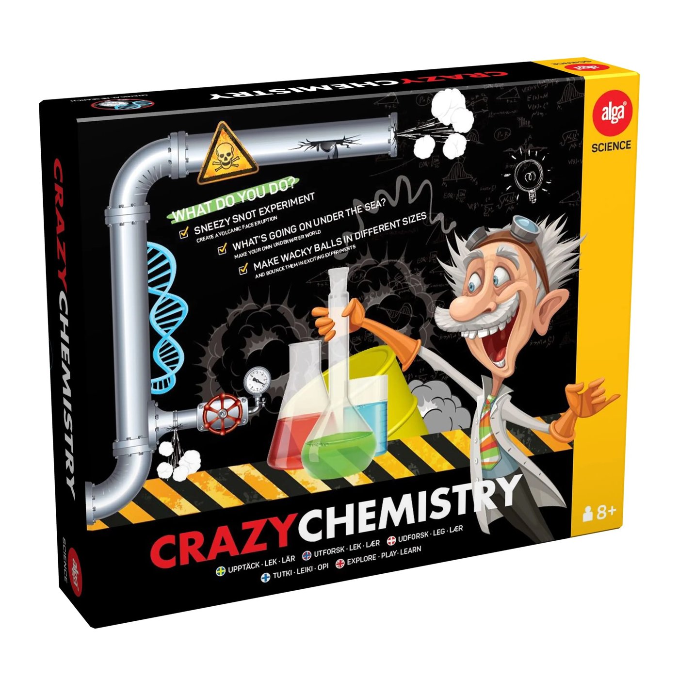Alga Crazy Chemistry Kemilåda med experiment