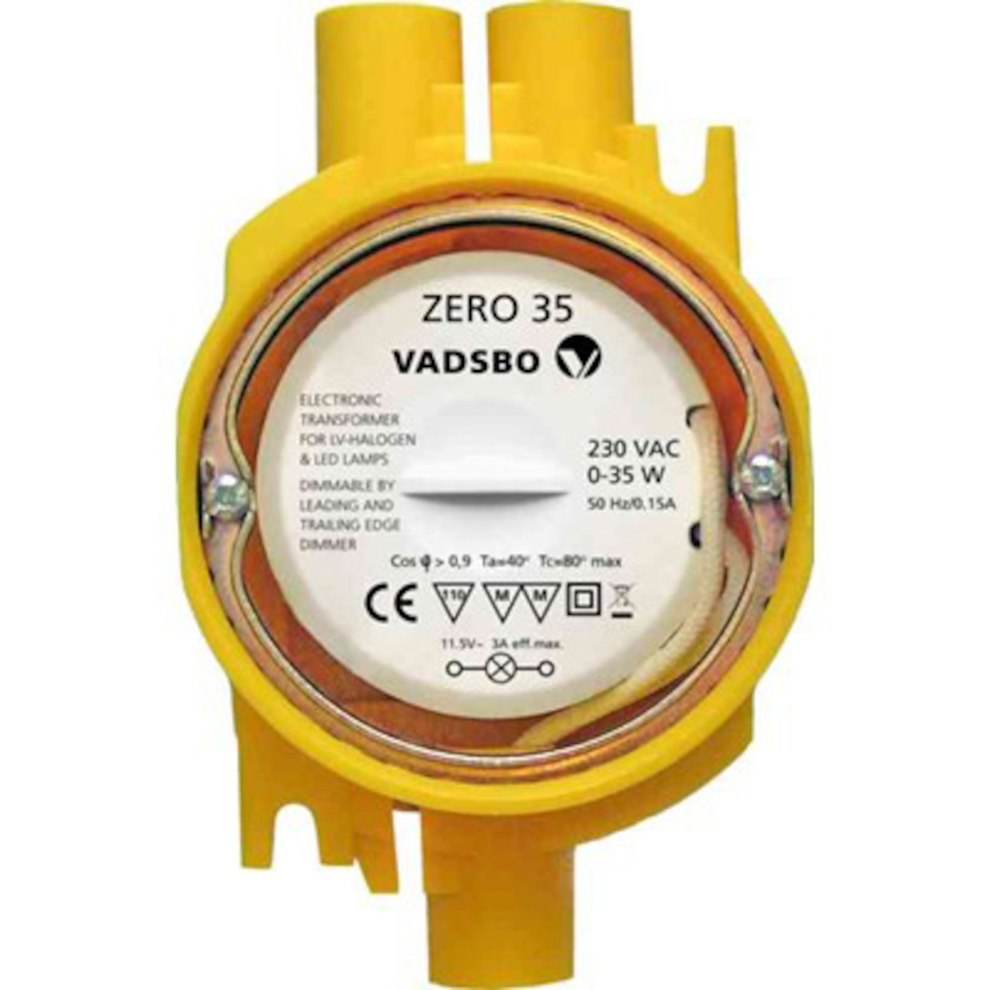 LED- og halogentransformator Rund 35 W