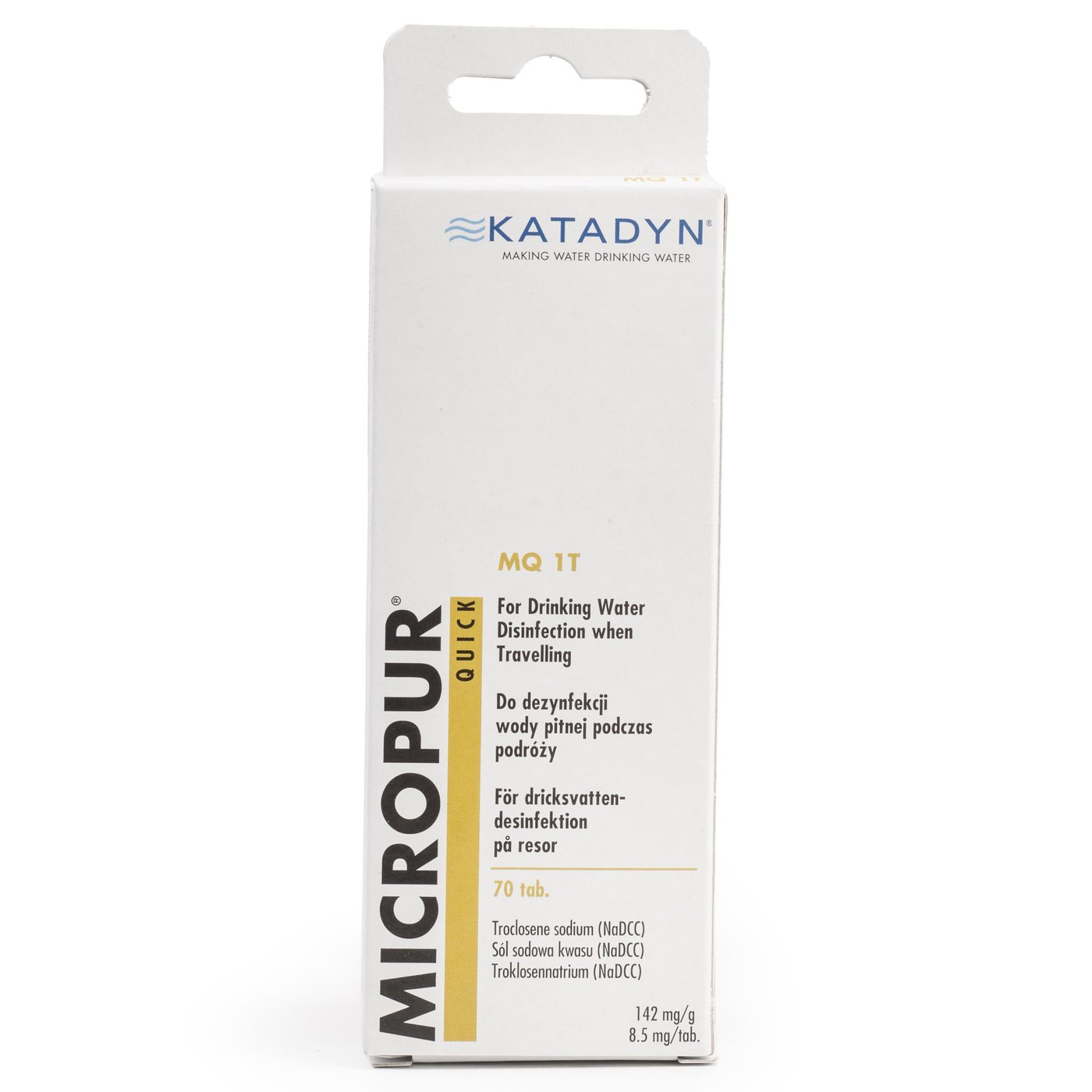 Vattenreningstabletter 70-pack