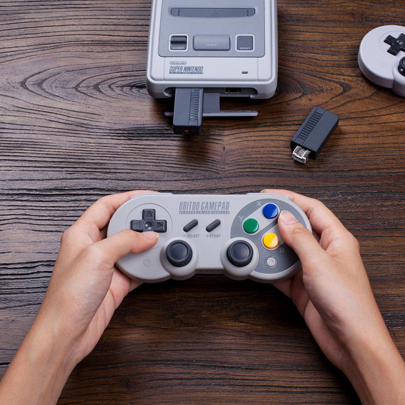 8Bitdo Bluetooth Retro Reciever för NES och SNES Classic Edition