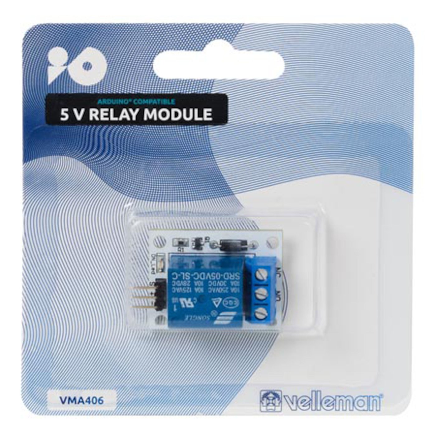 Luxorparts Relämodul för Arduino 1x