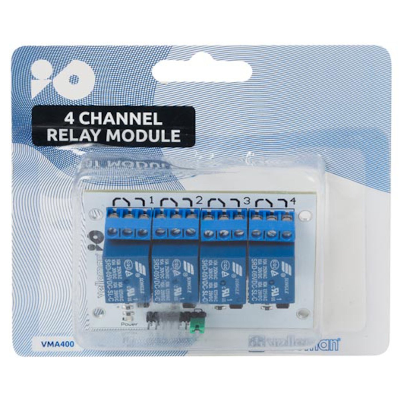 Luxorparts Relämodul för Arduino 4x