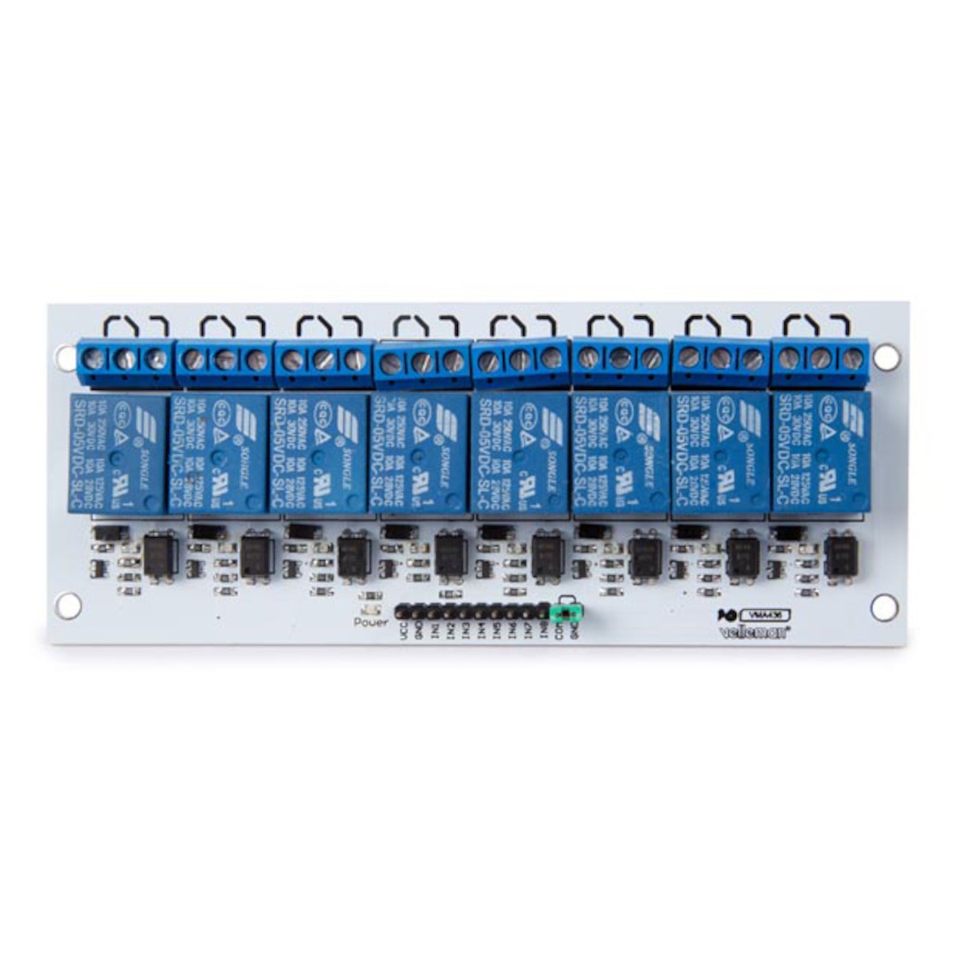 Luxorparts Relämodul för Arduino 8x