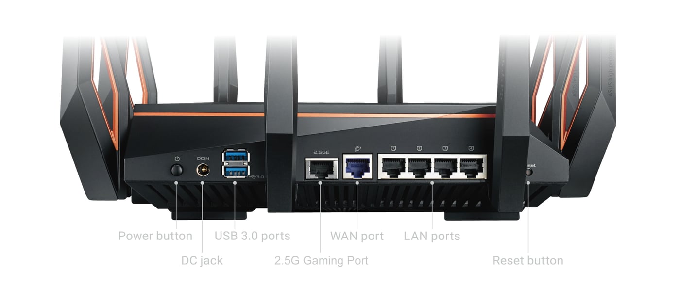Asus ROG Rapture GT-AX11000 Trådlös router