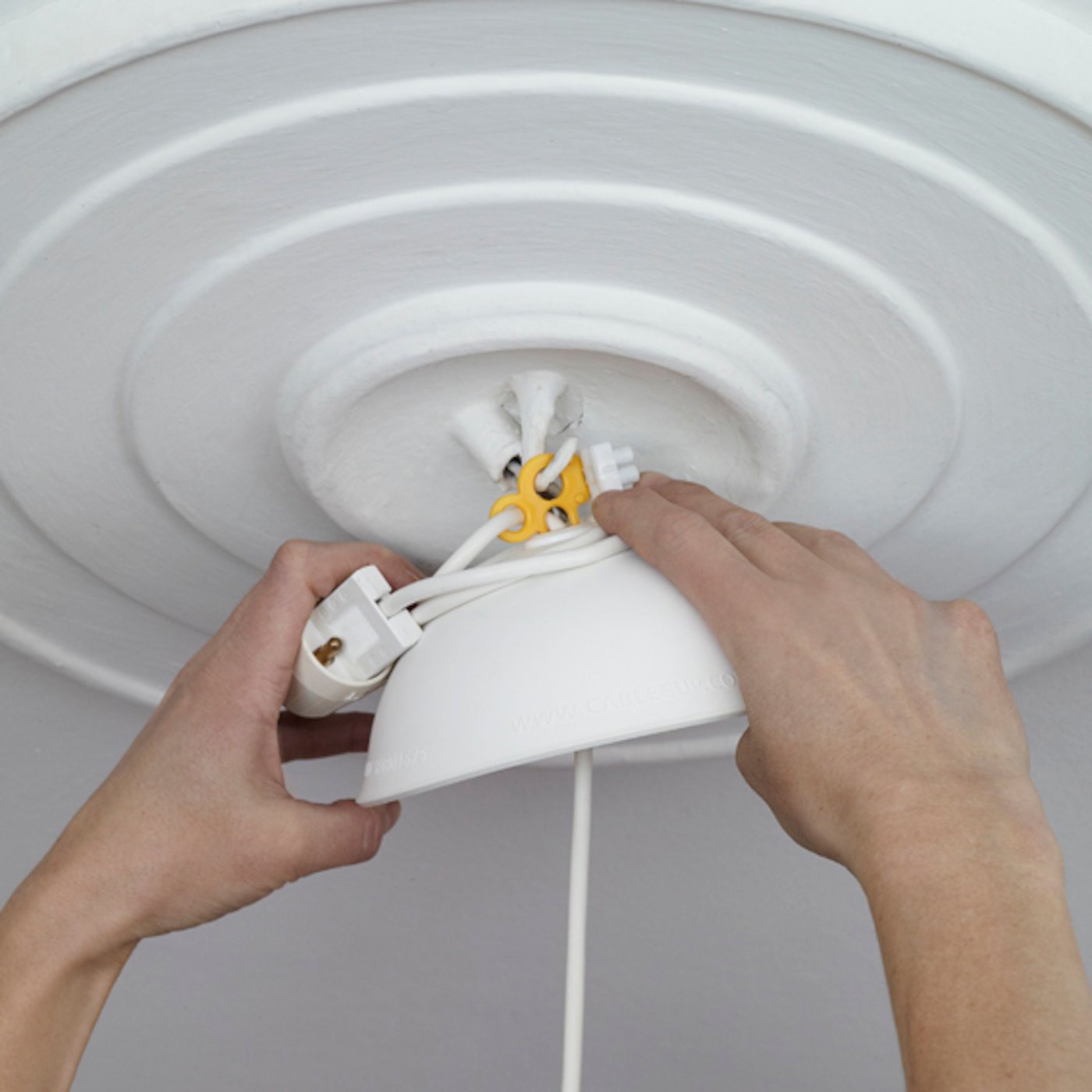 Cablecup Mini Hvit Ø125 mm