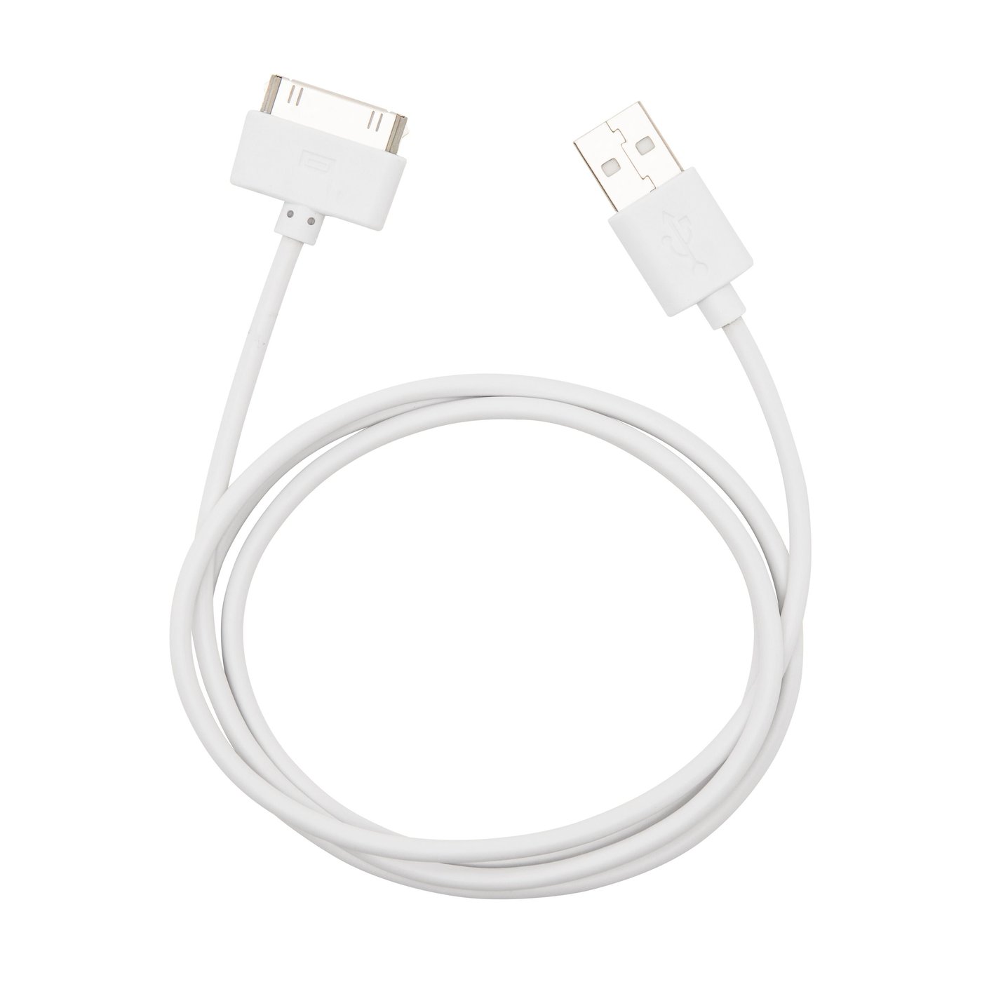 Linocell USB-kabel för iPhone 30-pin Vit 1 m