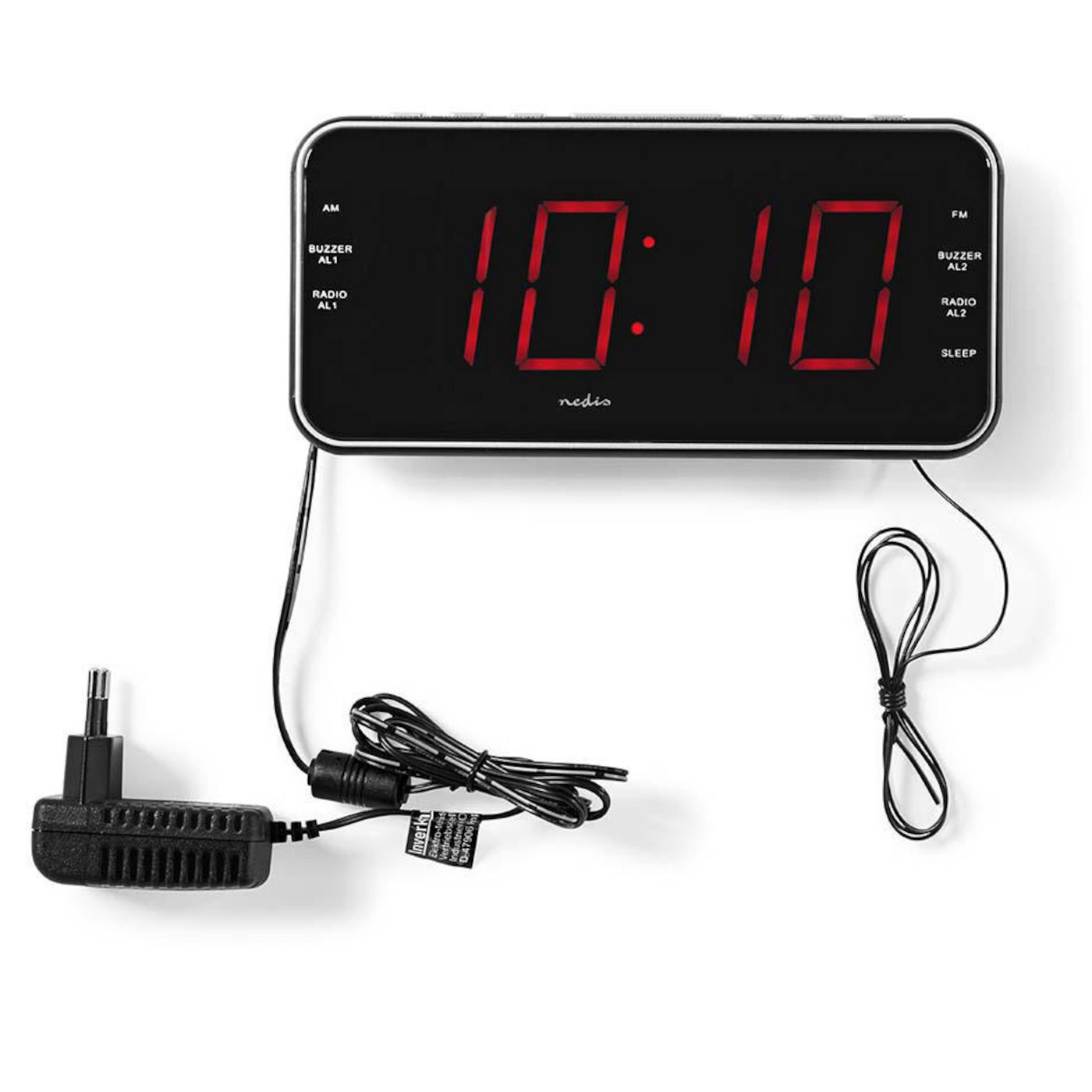 Väckarklocka med FM-radio