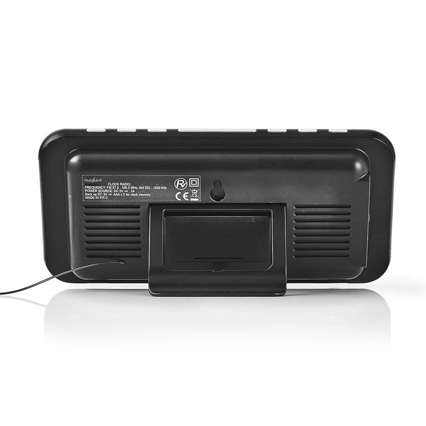 Väckarklocka med FM-radio