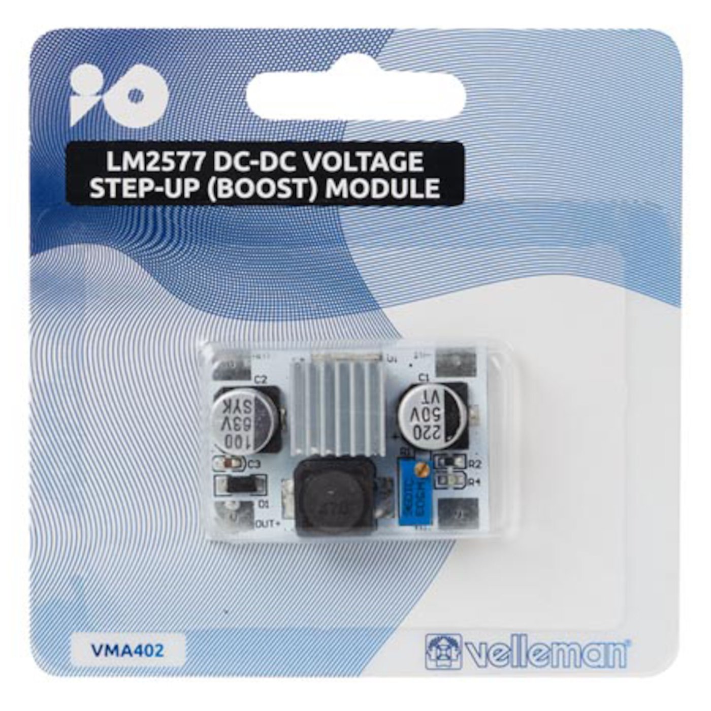 Velleman Regulerbar step-up-modul