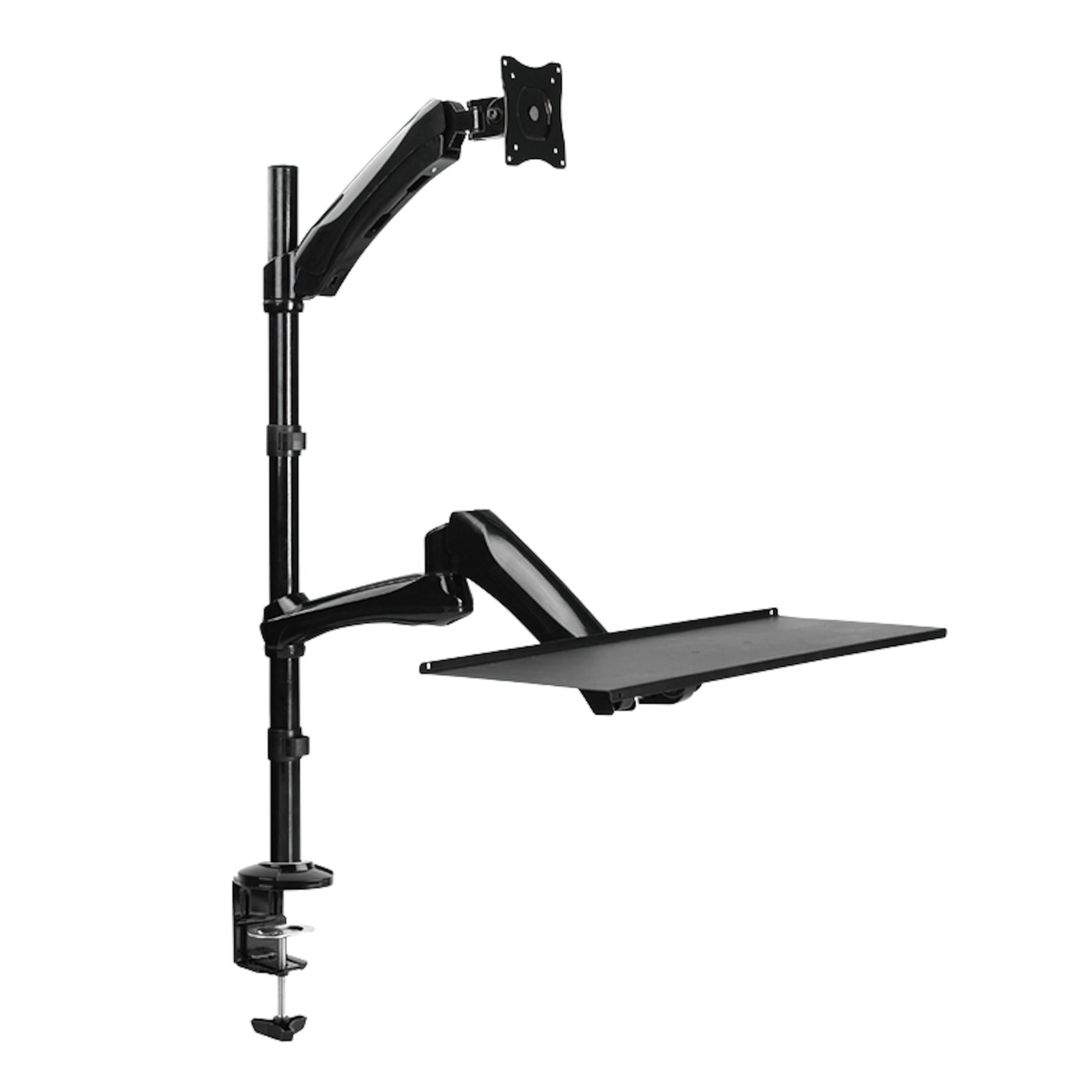 LogiLink Bordsfäste med armar för tangentbord och skärm på 13-27”