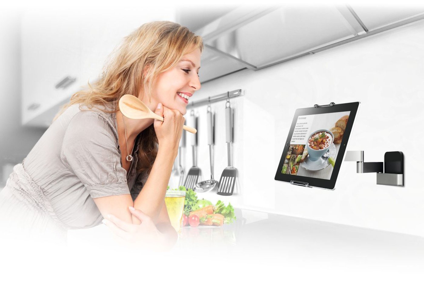 Vogels Tablet Flex Väggfäste för surfplatta 7-13"