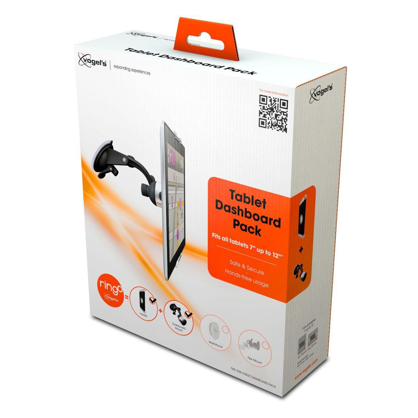 Vogels Tablet Dashboard Vindrutehållare för surfplatta 7-12"