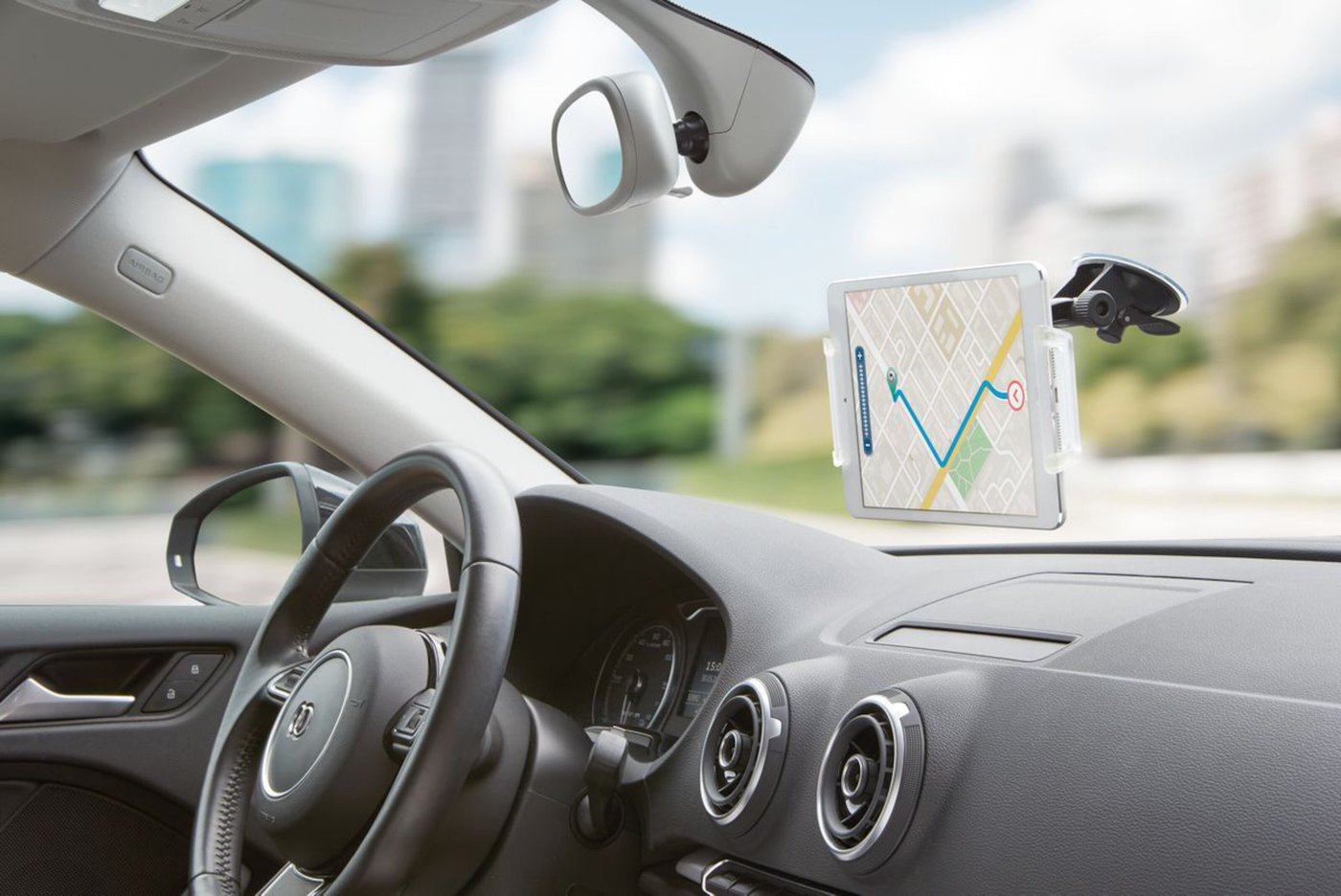 Vogels Tablet Dashboard Vindrutehållare för surfplatta 7-12"