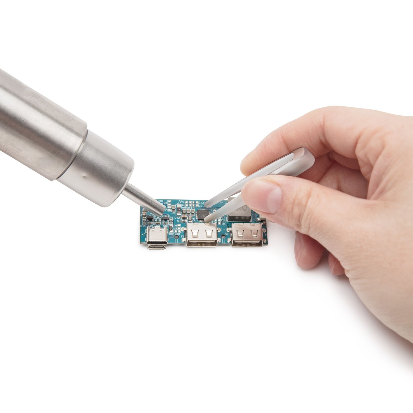 Luxorparts Digital varmluftsstation SMD