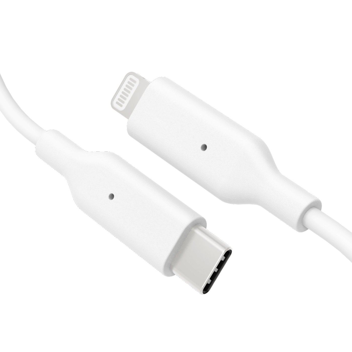 Linocell USB-C til Lightning-kabel Hvit 1 m