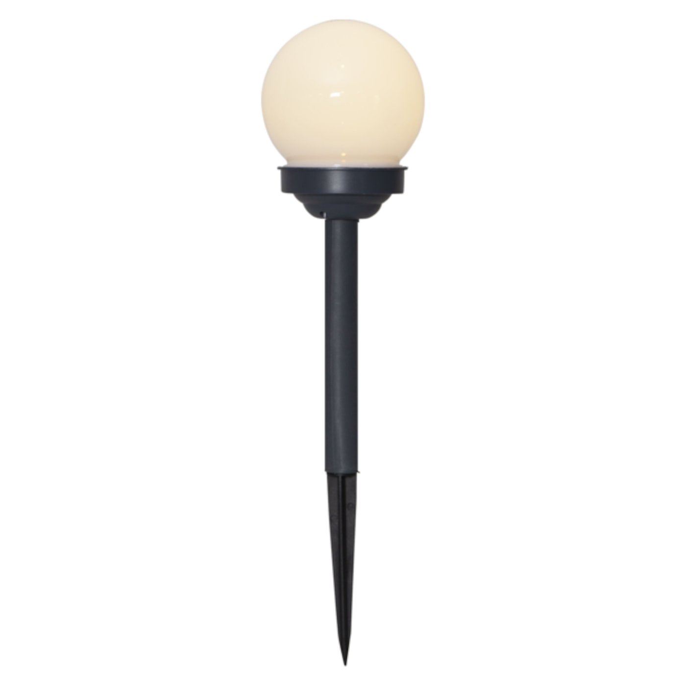 Solcelledrevet LED-lampe Ø10 cm 4-pk.