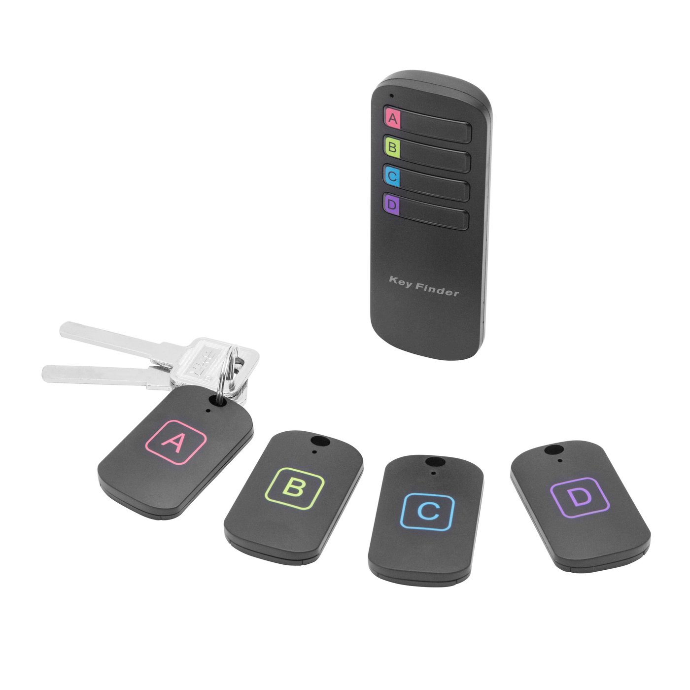 Rubicson Keyfinder med fjernkontroll 4-pk.