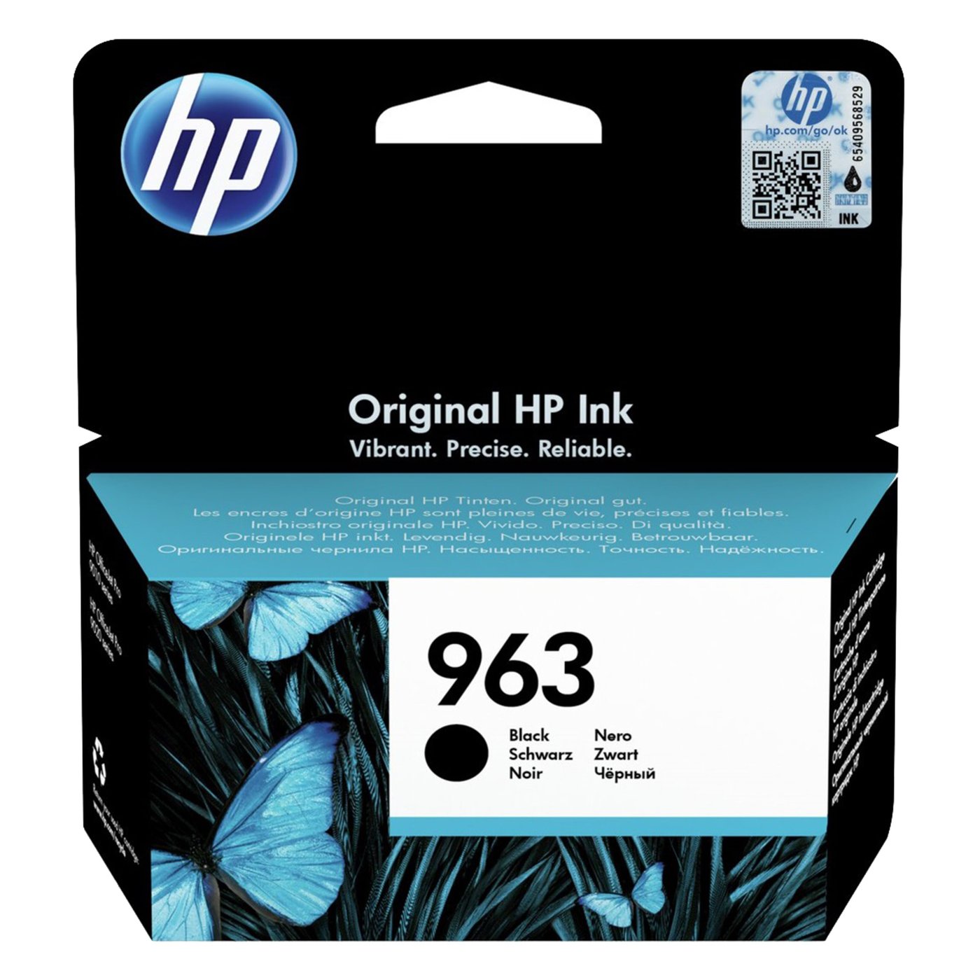 HP 963 Bläckpatron Svart