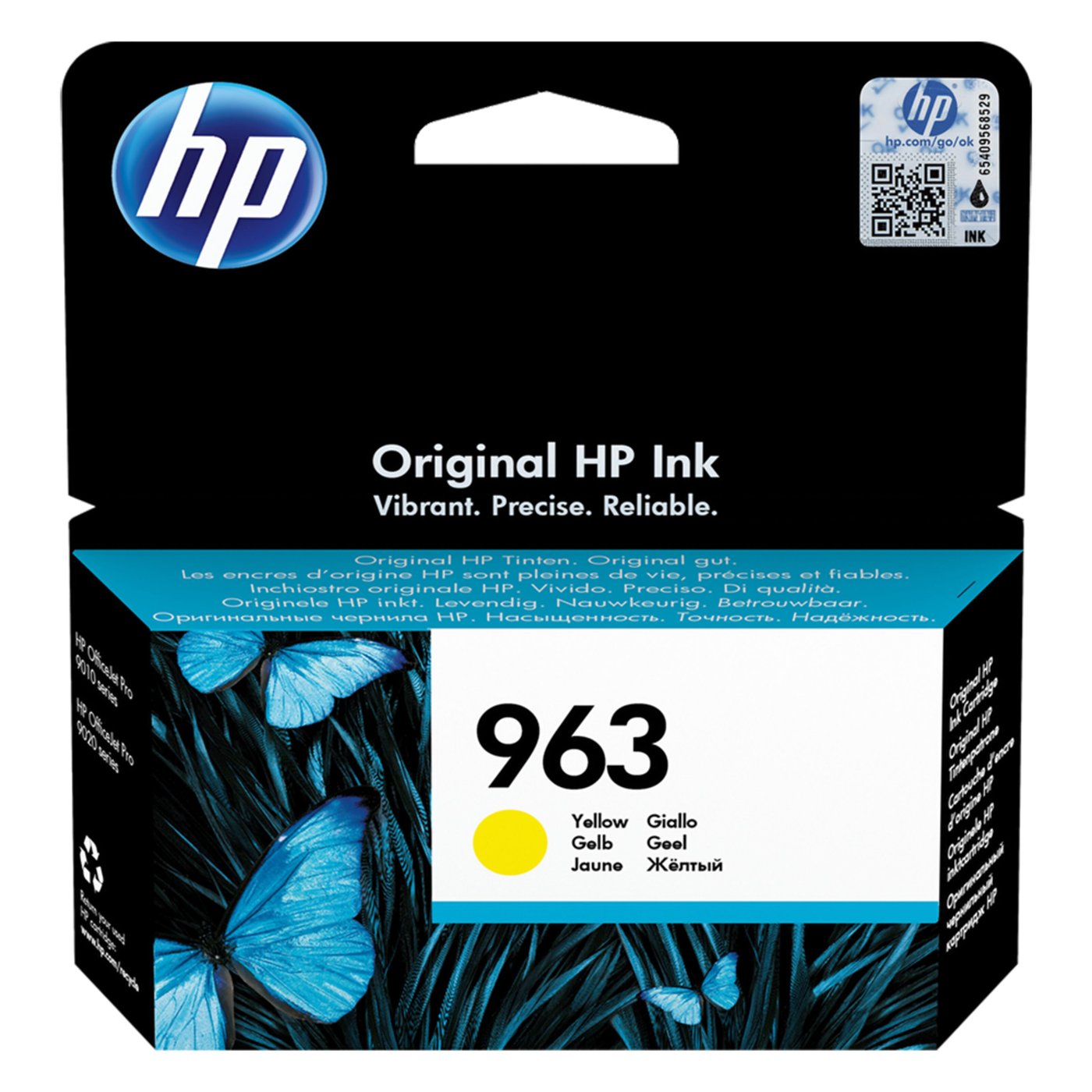 HP 963 Bläckpatron Gul