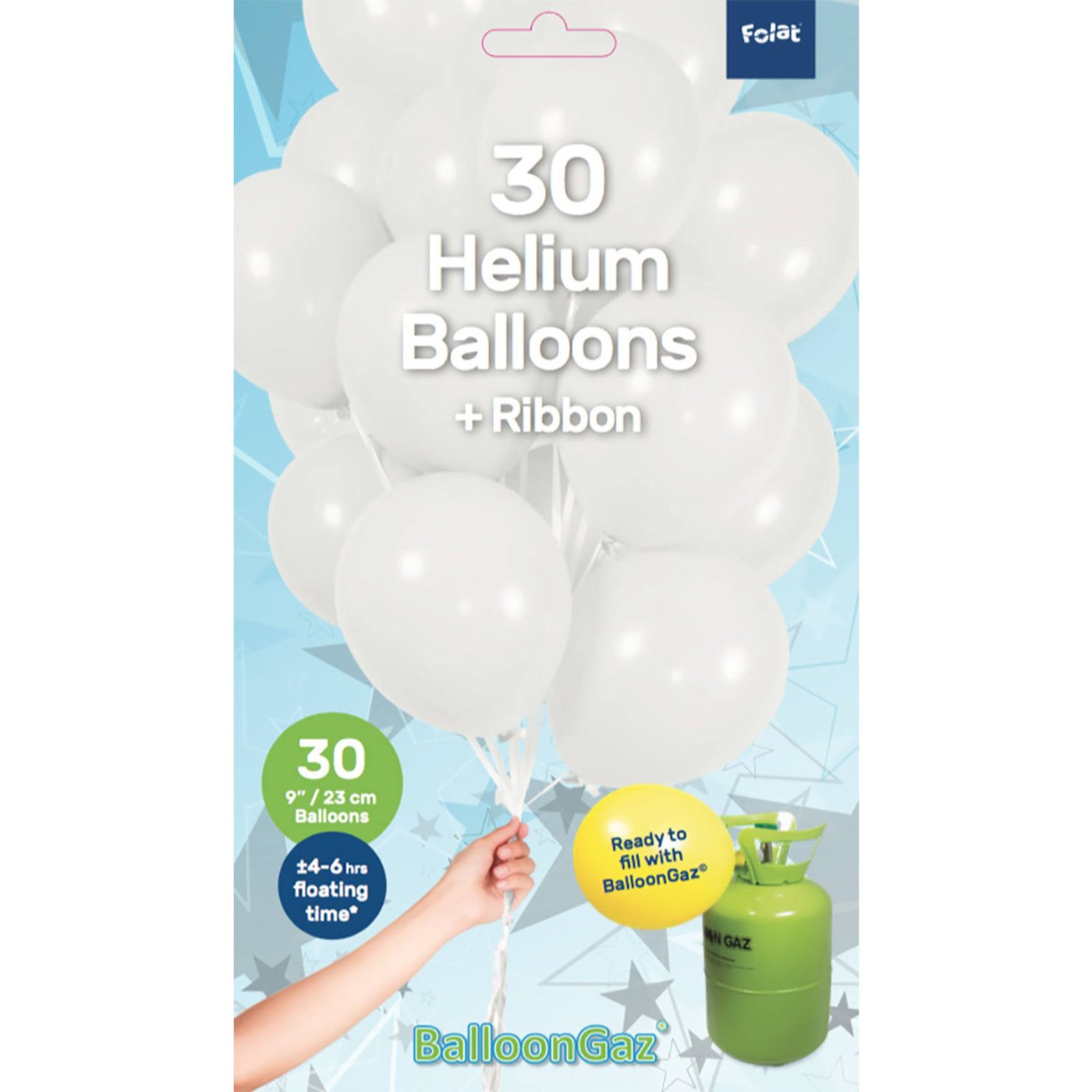 Ballonger 30-pack Vit