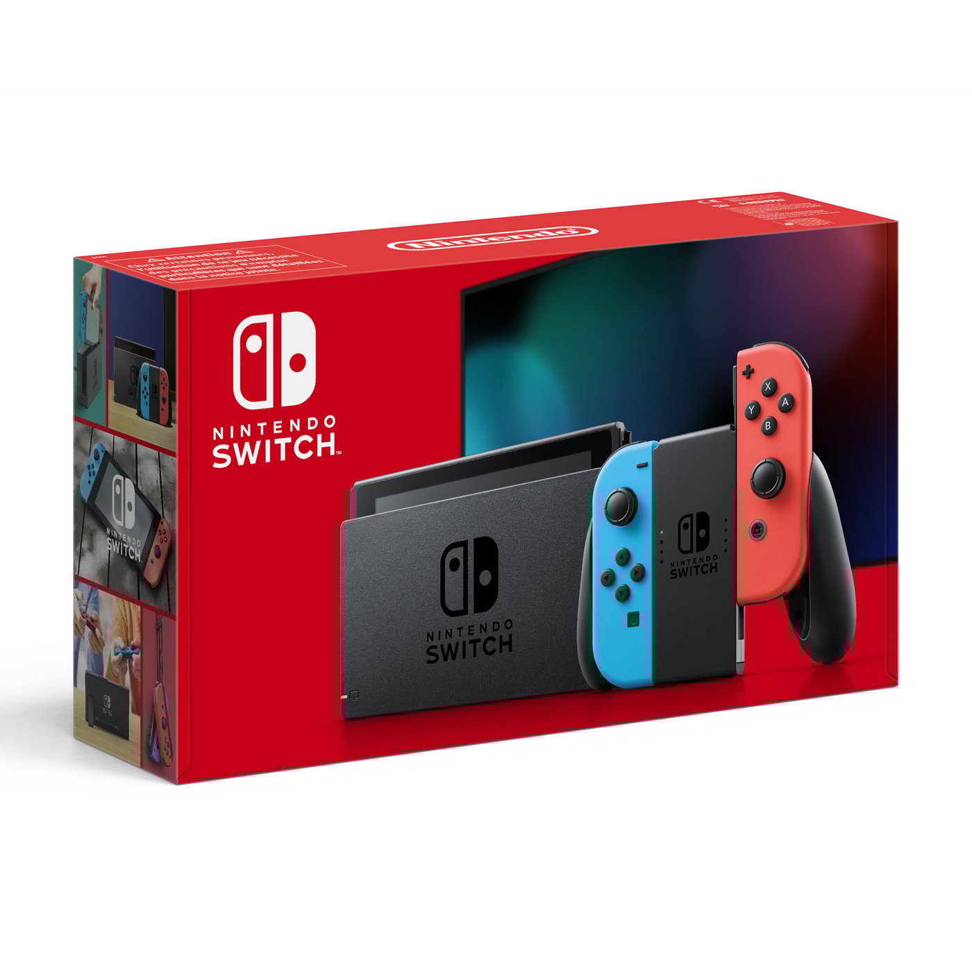 Nintendo Switch (2019) Spillkonsoll 6,2” Rød/Blå