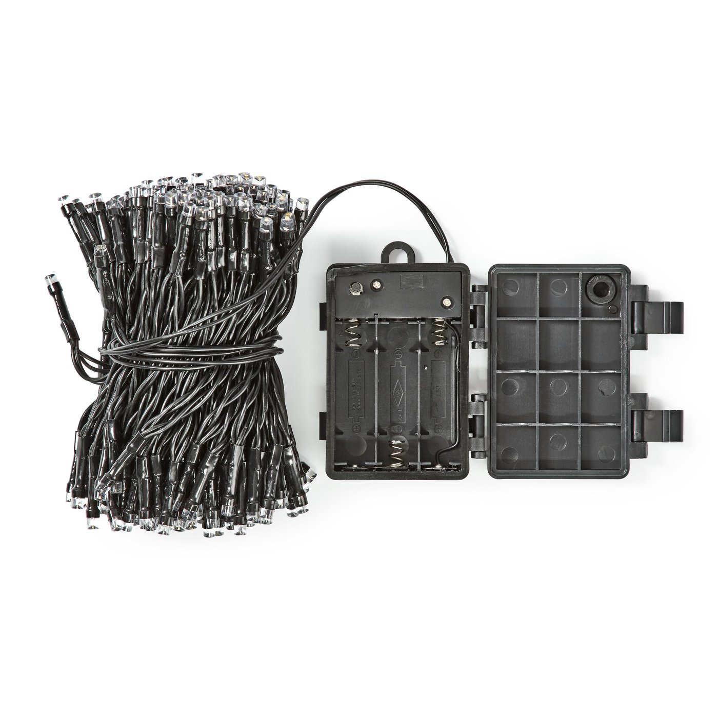 Batteridrevet dekorativ lyslenke 192 LED med lyseffekter