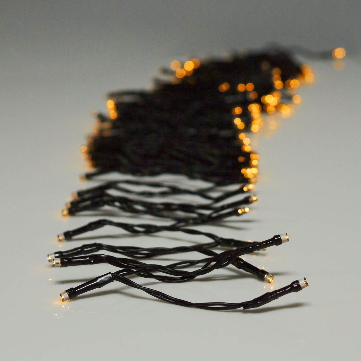 Batteridrevet dekorativ lyslenke 192 LED med lyseffekter