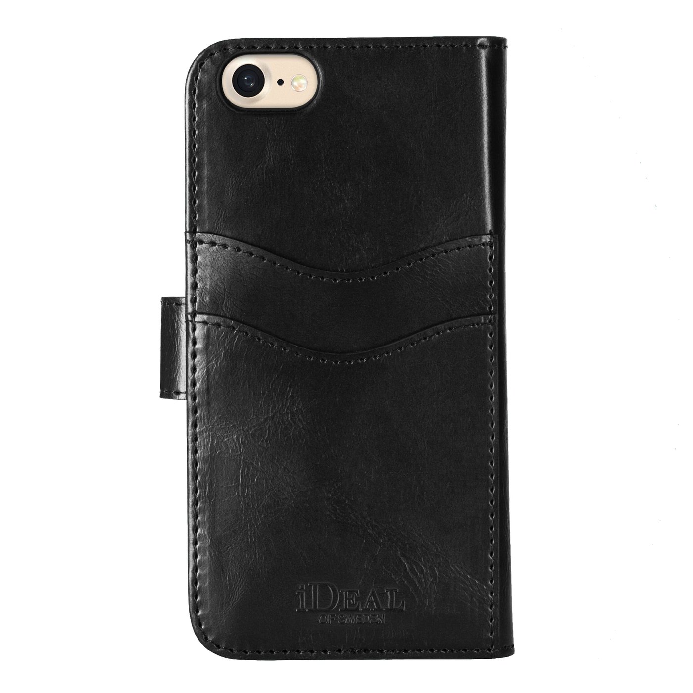 IDEAL OF SWEDEN Magnetisk mobilplånbok för iPhone 6/7/8/SE Svart