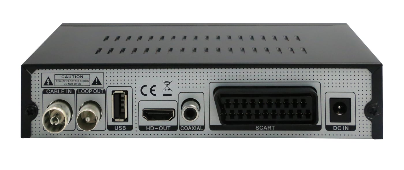 Denver DVBC-120 Digital-TV-mottaker med HDTV-støtte